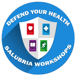 Salubria Health Workshops brand design